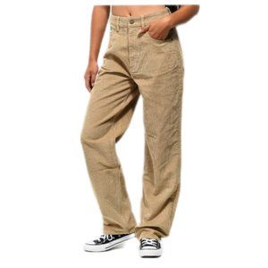 Empyre Tori 90s Khaki Corduroy Skate Pants Baggy Fit Junior Size 9